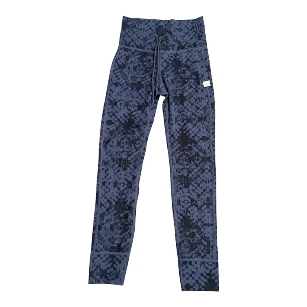 Vuori Daily XS high rise Ocean Shibori athletic legging P 3627